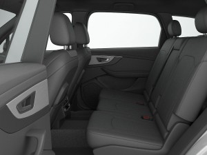 audi q7 2016 detailed interior 3Dモデル