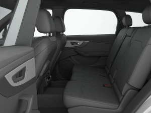 audi q7 2016 detailed interior 3D Model