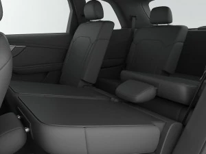 audi q7 2016 detailed interior 3D Model