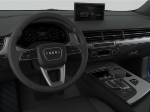 audi q7 s-line 2016 detailed interior 3D Model