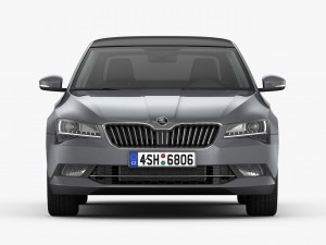skoda superb 2016 detailed interior 3D-Modell