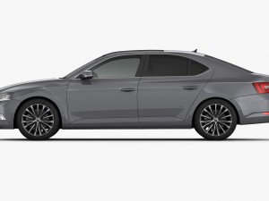 skoda superb 2016 detailed interior 3D-Modell