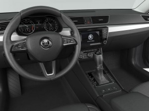 skoda superb 2016 detailed interior 3D-Modell