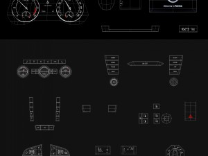 skoda superb 2016 detailed interior 3D-Modell