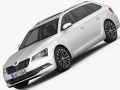 Skoda superb kombi 2016 detailed interior 3D Model