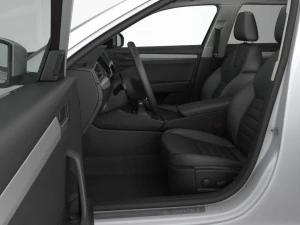 Skoda superb kombi 2016 detailed interior 3D Model