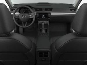 Skoda superb kombi 2016 detailed interior 3D Model
