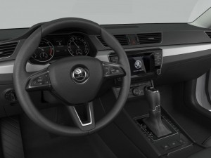 Skoda superb kombi 2016 detailed interior Model 3D