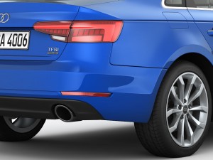 audi a4 2016 detailed interior 3D Модель