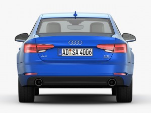 audi a4 2016 detailed interior 3D Модель