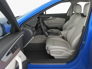 audi a4 2016 detailed interior 3D Model