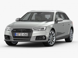 audi a4 avant 2016 detailed interior 3D Model