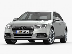 audi a4 avant 2016 detailed interior 3D Model