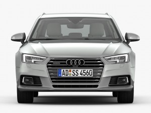 audi a4 avant 2016 detailed interior 3D Model