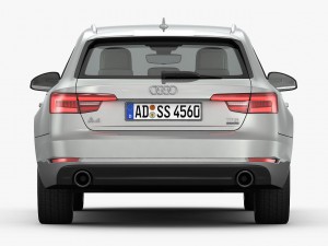audi a4 avant 2016 detailed interior 3D Model