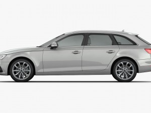 audi a4 avant 2016 detailed interior 3D Model