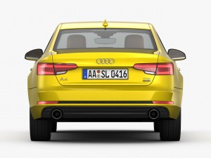 audi a4 s-line 2016 detailed interior Modèle 3D