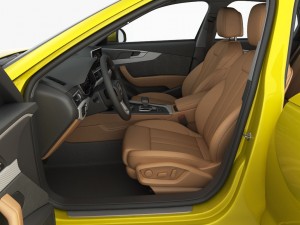 audi a4 s-line 2016 detailed interior Modèle 3D