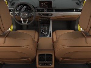 audi a4 s-line 2016 detailed interior Modèle 3D