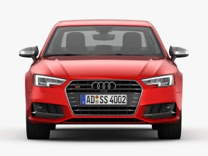 audi s4 2016 detailed interior 3D Model