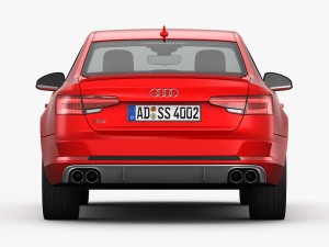audi s4 2016 detailed interior 3D 모델