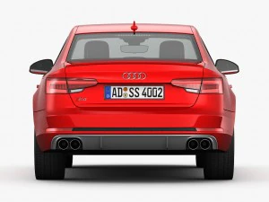 audi s4 2016 detailed interior 3D Model