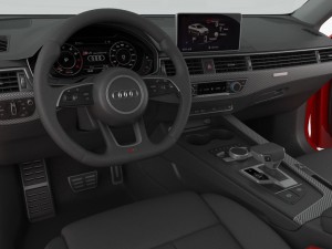 audi s4 2016 detailed interior 3D 모델
