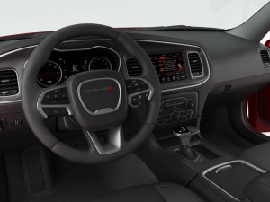 dodge charger r-t 2015 detailed interior 3D Модель