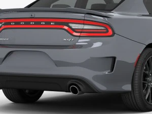 Dodge Charger SRT 392 2015 Detaillierte Innenausstattung 3D Modell