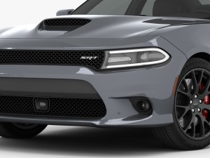 dodge charger srt 392 2015 detailed interior 3D Model