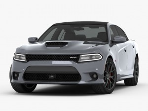 dodge charger srt 392 2015 detailed interior 3D Model