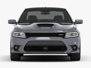 Dodge Charger SRT 392 2015 Detaillierte Innenausstattung 3D Modell