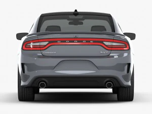 Dodge Charger SRT 392 2015 Detaillierte Innenausstattung 3D Modell