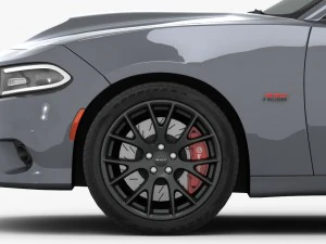 Dodge Charger SRT 392 2015 Detaillierte Innenausstattung 3D Modell