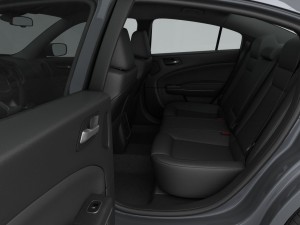 dodge charger srt 392 2015 detailed interior 3D Model