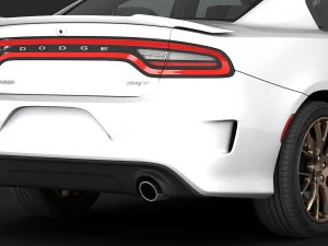 dodge charger srt hellcat 2015 detailed interior 3D Model