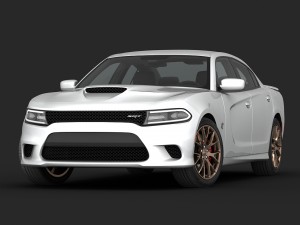 dodge charger srt hellcat 2015 detailed interior Model 3D