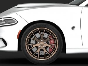 dodge charger srt hellcat 2015 detailed interior 3D Model
