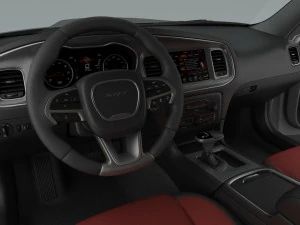dodge charger srt hellcat 2015 detailed interior 3D Model