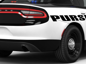 dodge charger pursuit 2015 detailed interior 3D Model