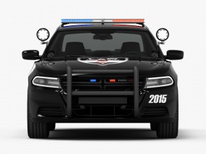 dodge charger pursuit 2015 detailed interior 3D Model