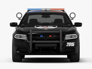 dodge charger pursuit 2015 detailed interior 3D Model