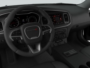 dodge charger pursuit 2015 detailed interior 3D Model