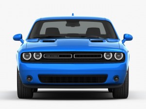 dodge challenger sxt 2015 detailed interior 3D मॉडल