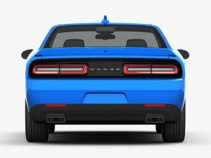 dodge challenger sxt 2015 detailed interior 3D मॉडल