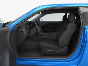 dodge challenger sxt 2015 detailed interior 3D Model