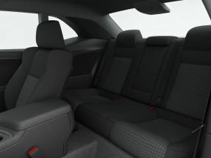 dodge challenger sxt 2015 detailed interior 3D Model
