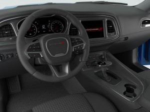 dodge challenger sxt 2015 detailed interior 3D मॉडल