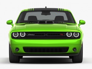 dodge challenger r-t shaker 2015 detailed interior Model 3D