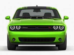 dodge challenger r-t shaker 2015 detailed interior 3D Model